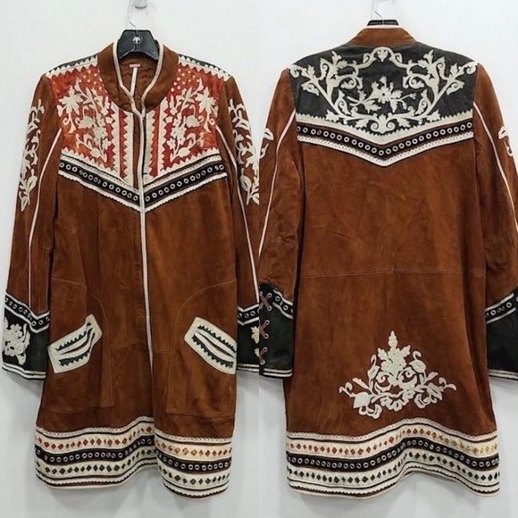 Free People Cavalier Suede Coat Small, Extremely Rare - Picture 6 of 16
